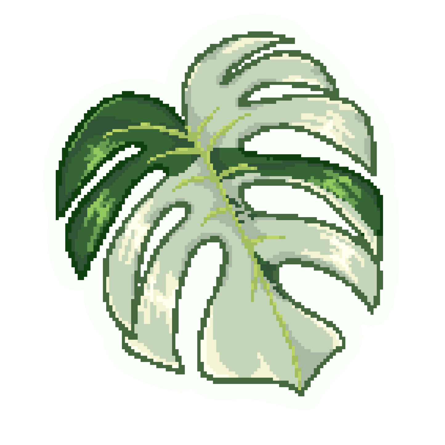 Monstera 3" Sticker